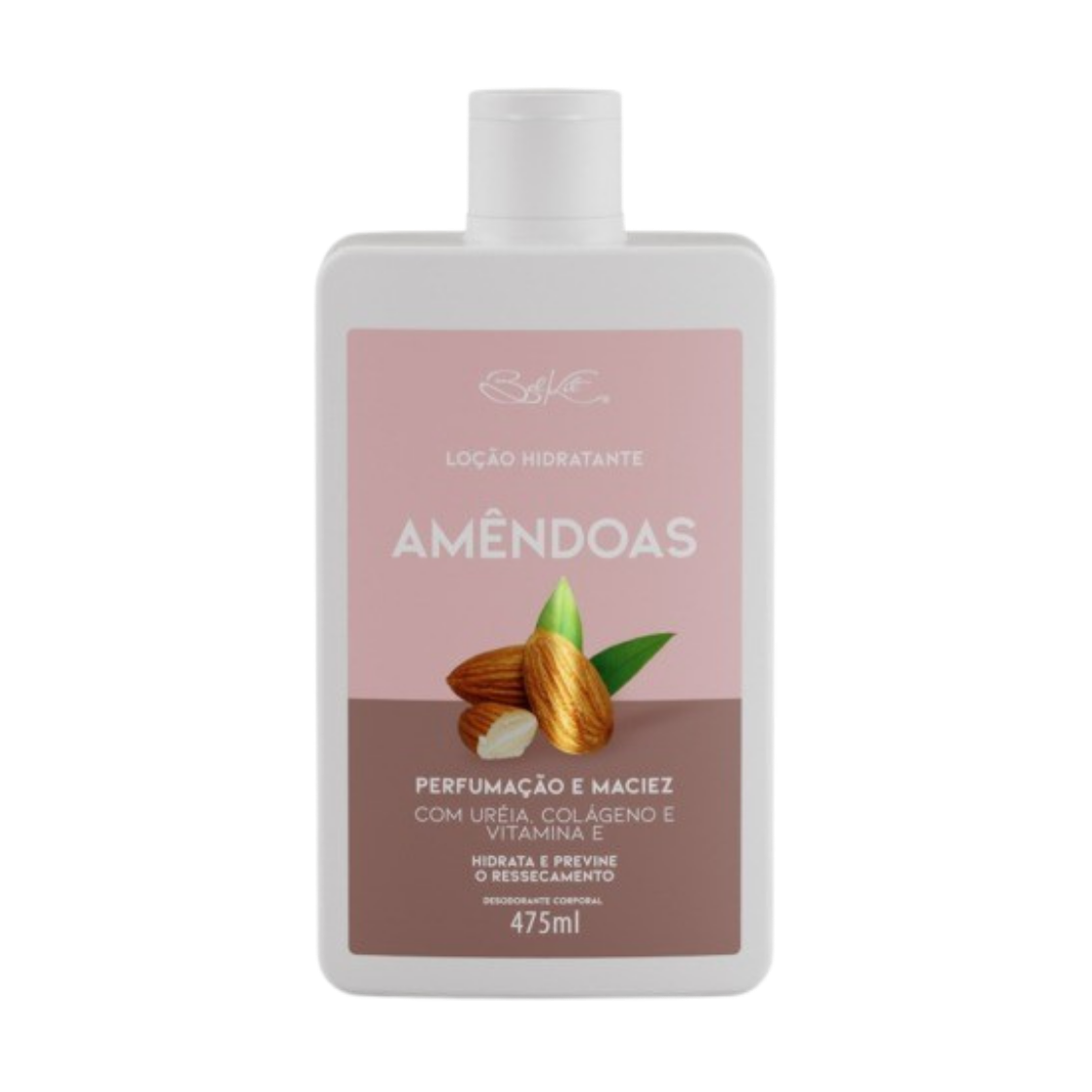 LOCAO HIDRATANTE DESODORANTE AMENDOAS 475ML BELKIT