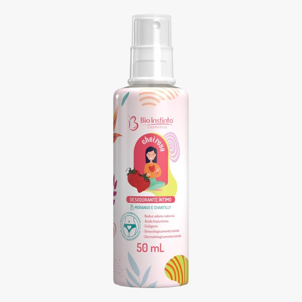 DESODORANTE INTIMO MORANGO E CHANTILLY BIO INSTINTO 50ML