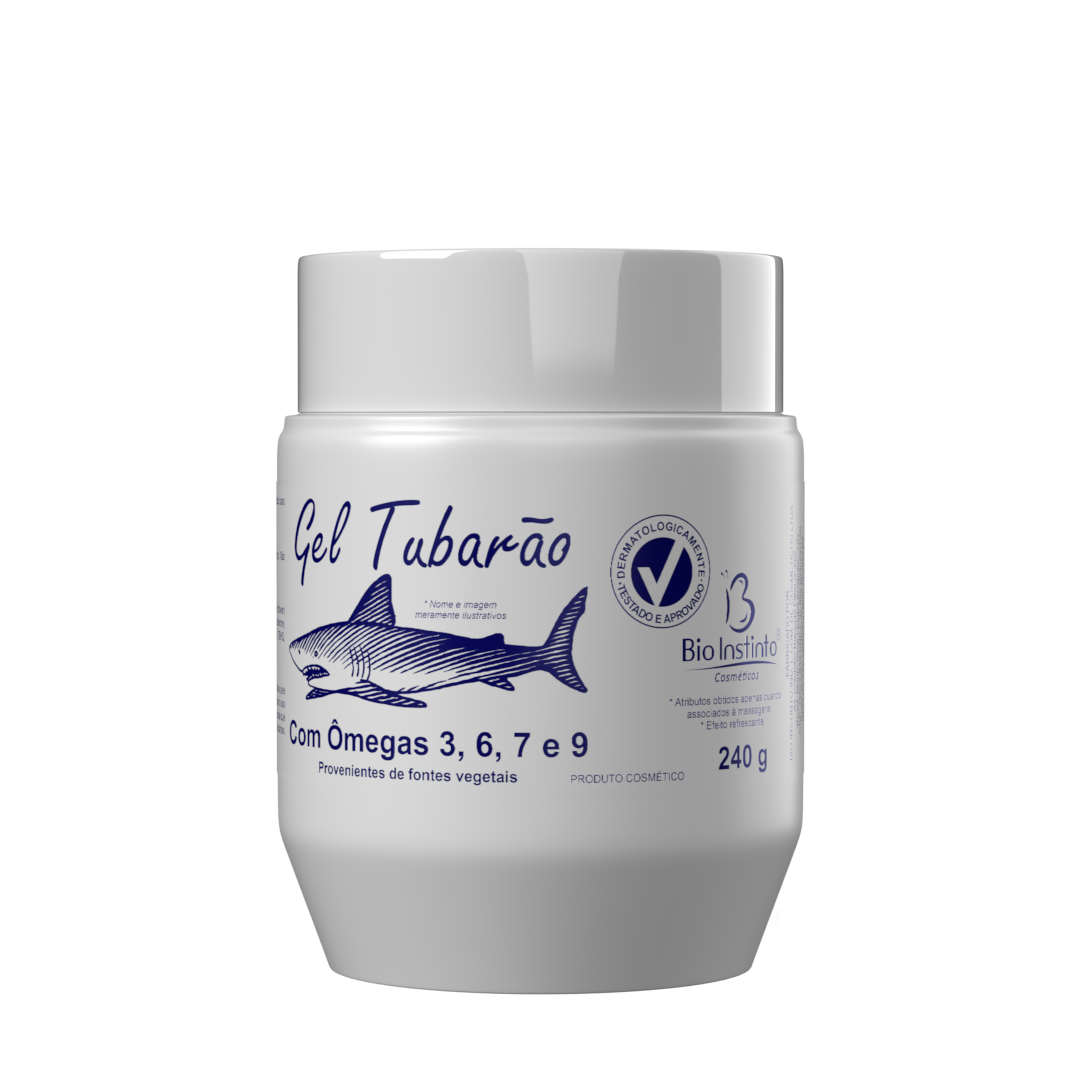 GEL DES. MAS. TUBARAO COM OMEGAS 240G BIO INSTINTO