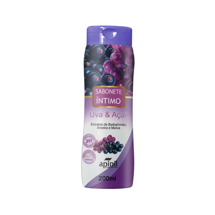 SABONETE INTIMO UVA E AÇAI 200 ML APINIL