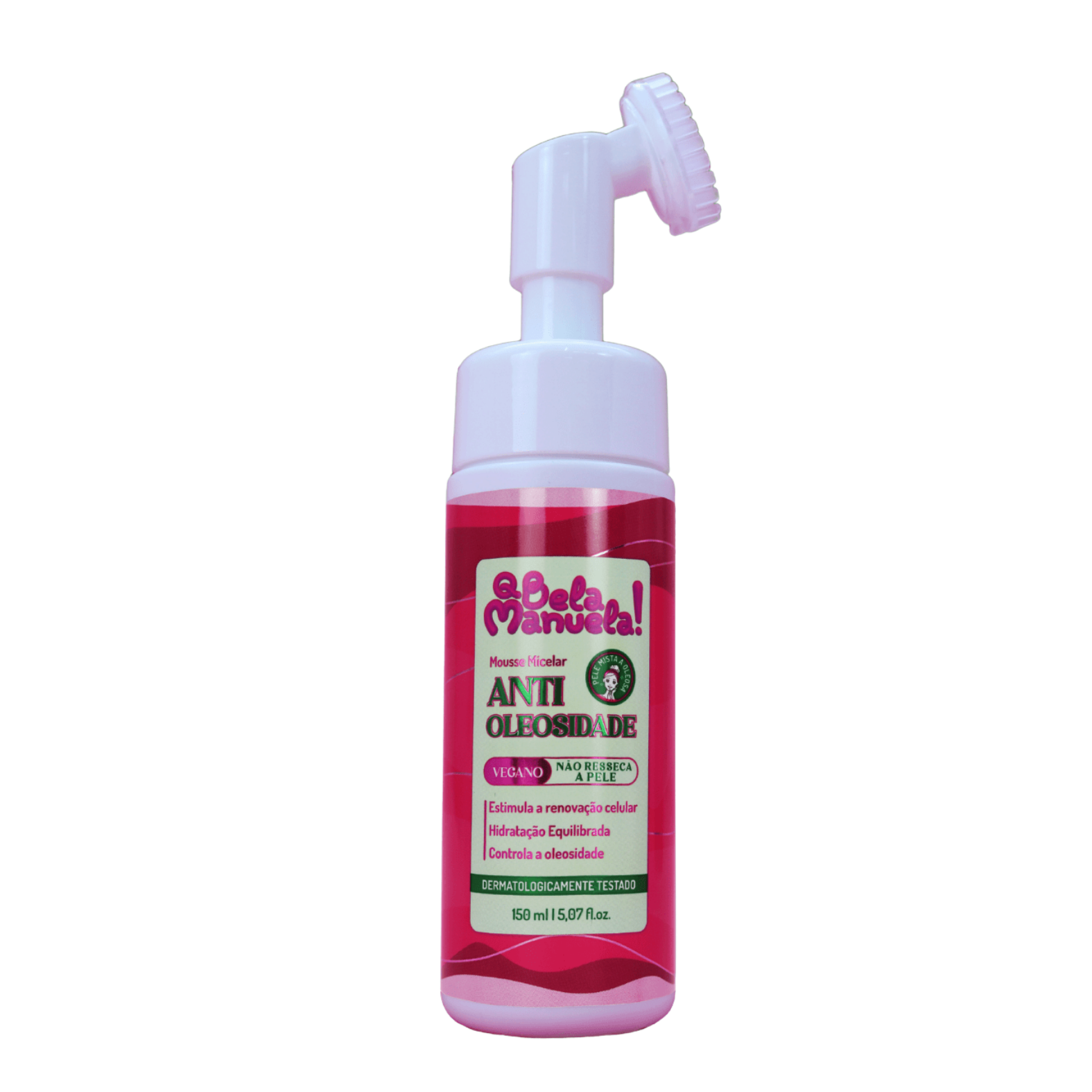 MOUSSE MICELAR ANTIOLEOSIDADE Q BELA MANUELA