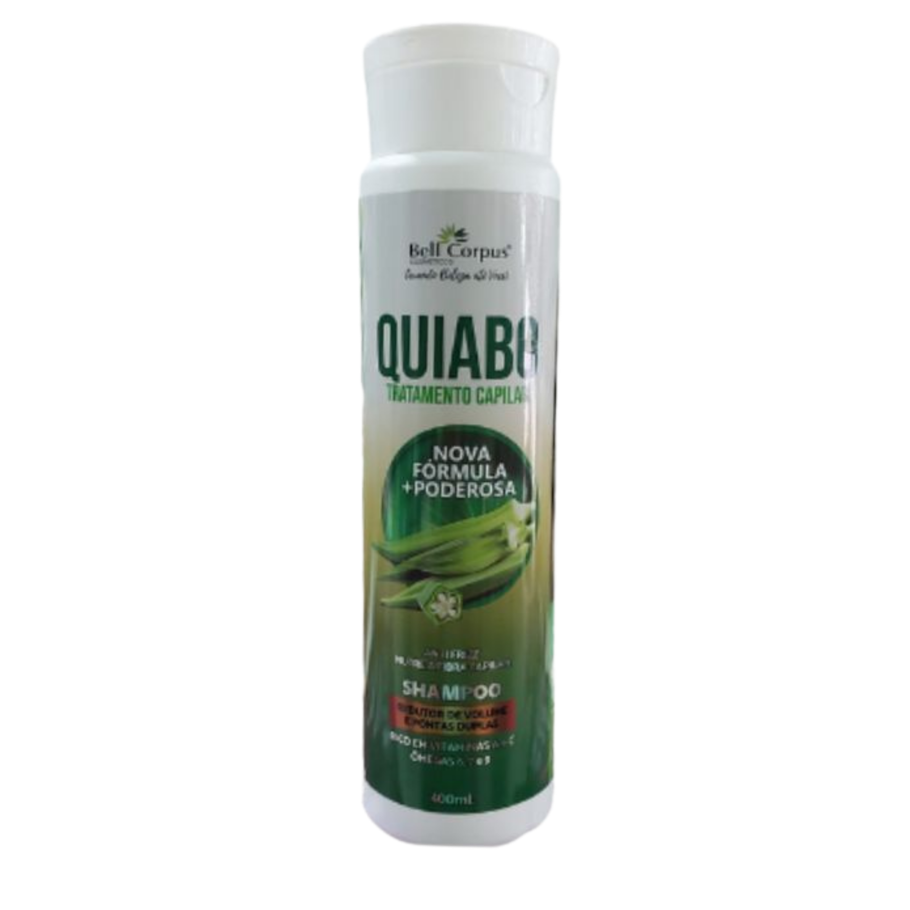 SHAMPOO QUIABO 400ML BELL CORPUS