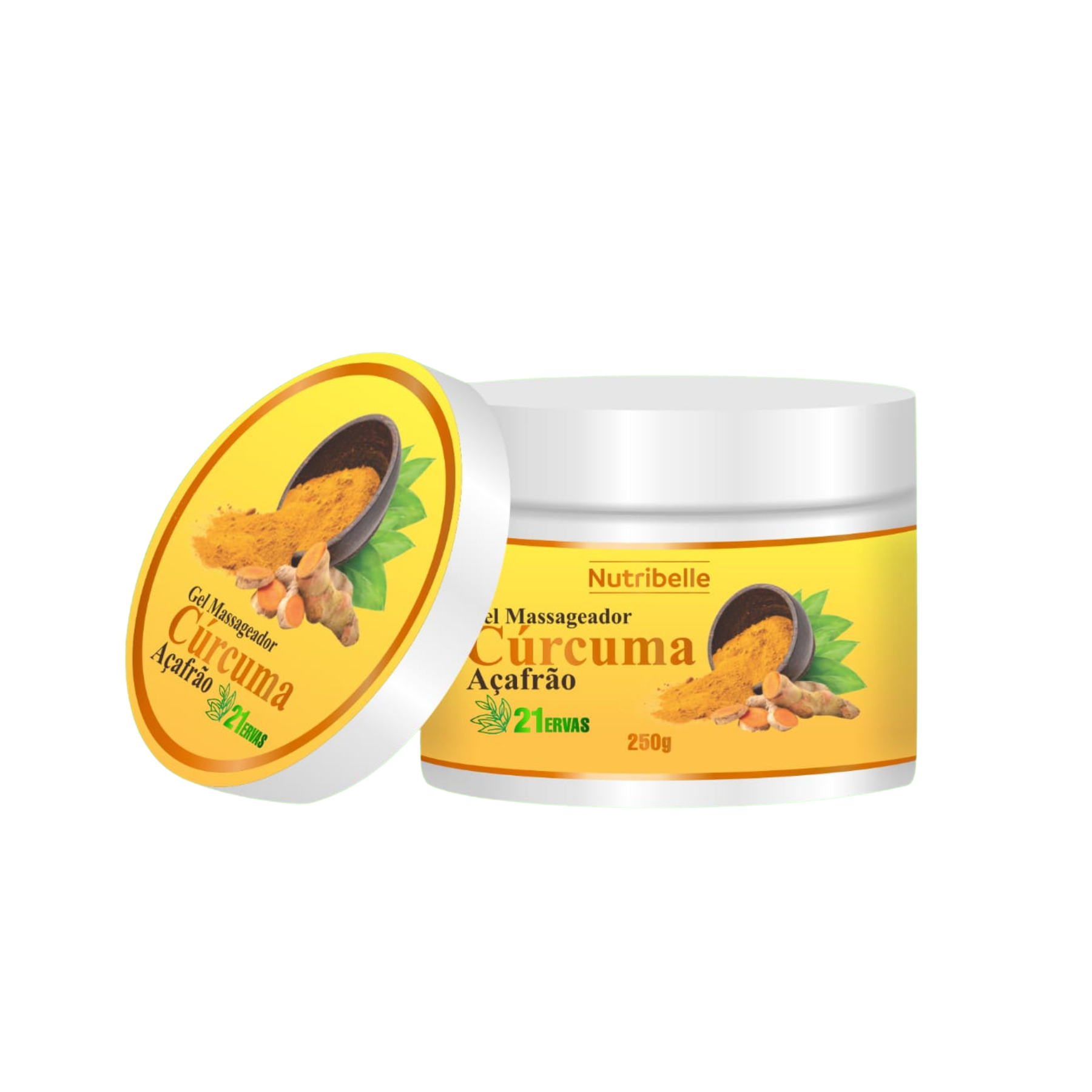 GEL MASSAGEADOR CURCUMA 40 ERVAS 250G BIOINNOVA