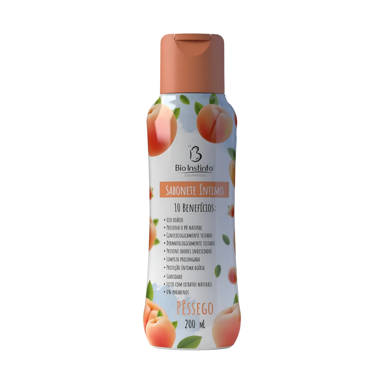 SABONETE INTIMO 10 BENEFICIOS PESSEGO 200ML BIO INSTINTO