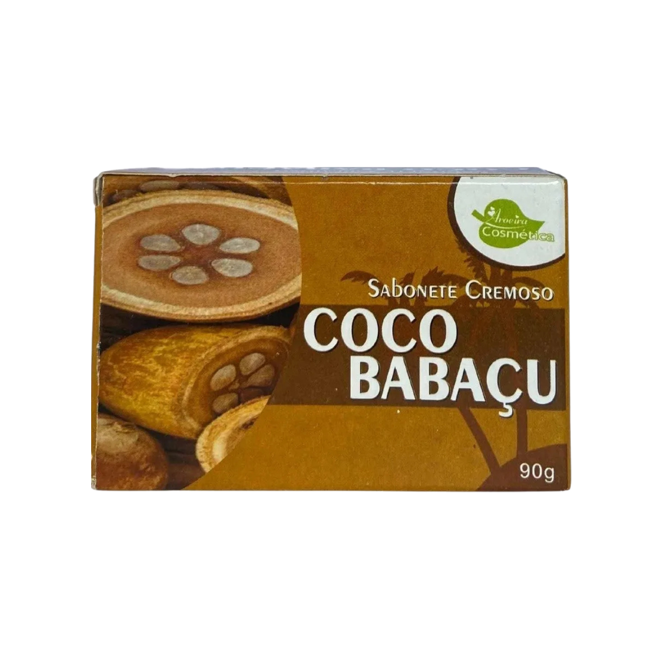 SABONETE CREMOSO BARRA COCO BABAÇU 90G AROEIRA COSMÉTICOS