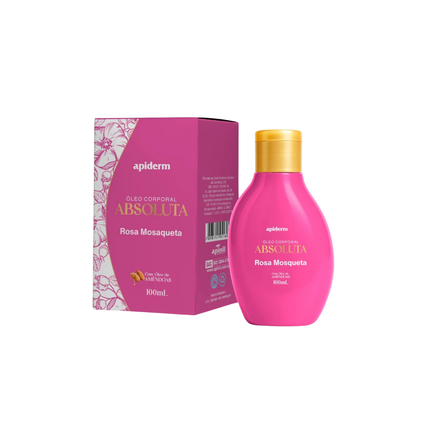 ÓLEO CORPORAL ABSOLUTA 100 ML - ROSA MOSQUETA APINIL