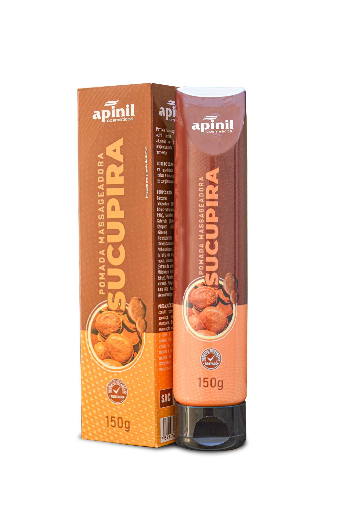 POMADA MASSAGEADORA SUCUPIRA 150G APINIL