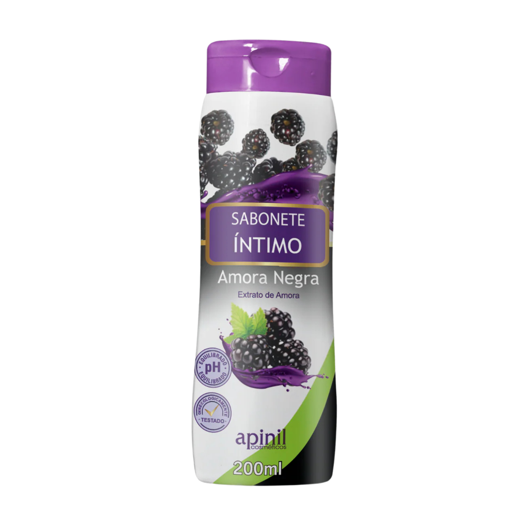 SABONETE ÍNTIMO AMORA NEGRA 200ML APINIL