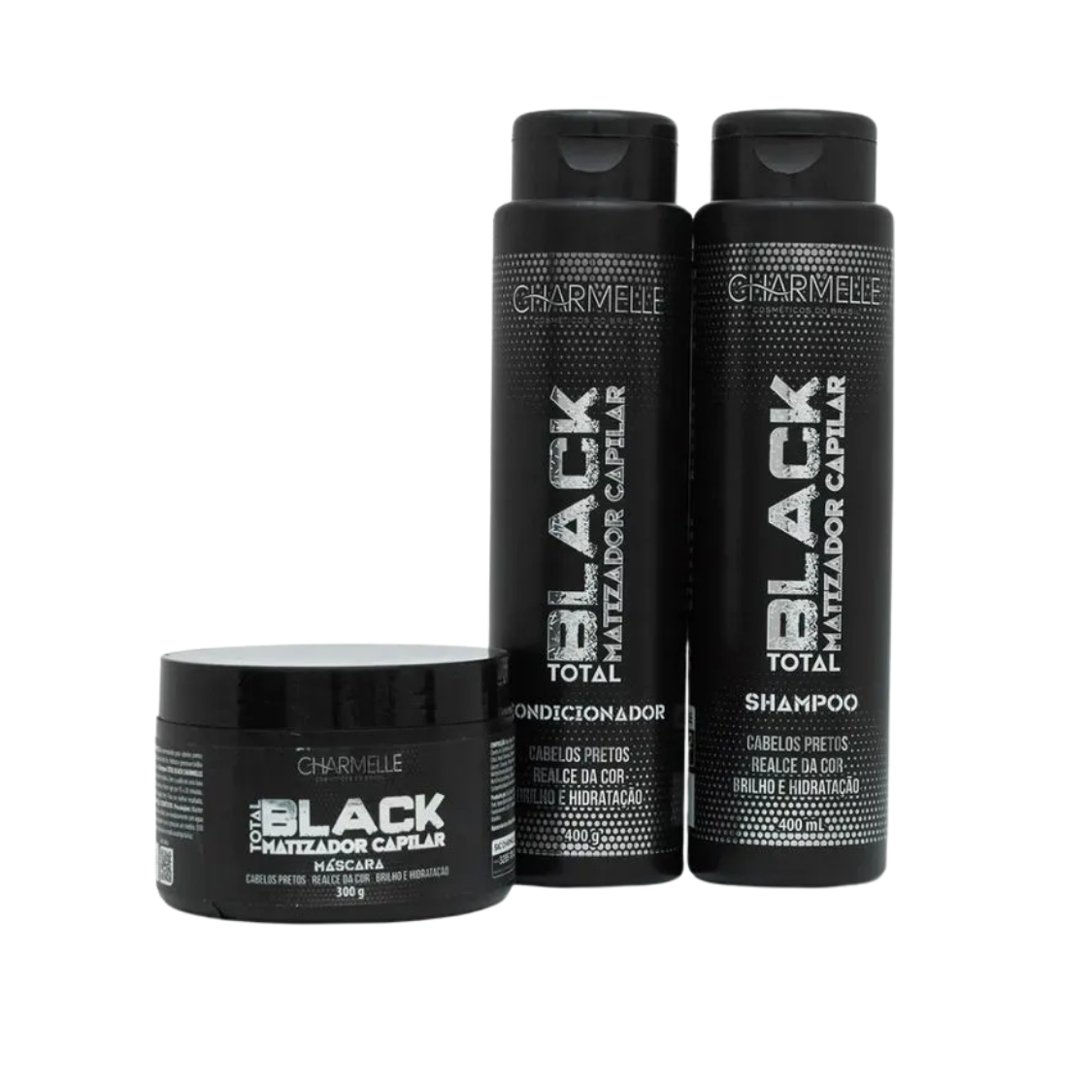 KIT TOTAL BLACK CHARMELLE COSM.DO BRASIL