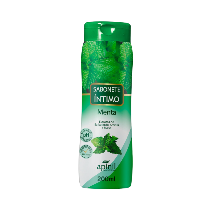 SABONETE INTIMO MENTA 200ML APINIL