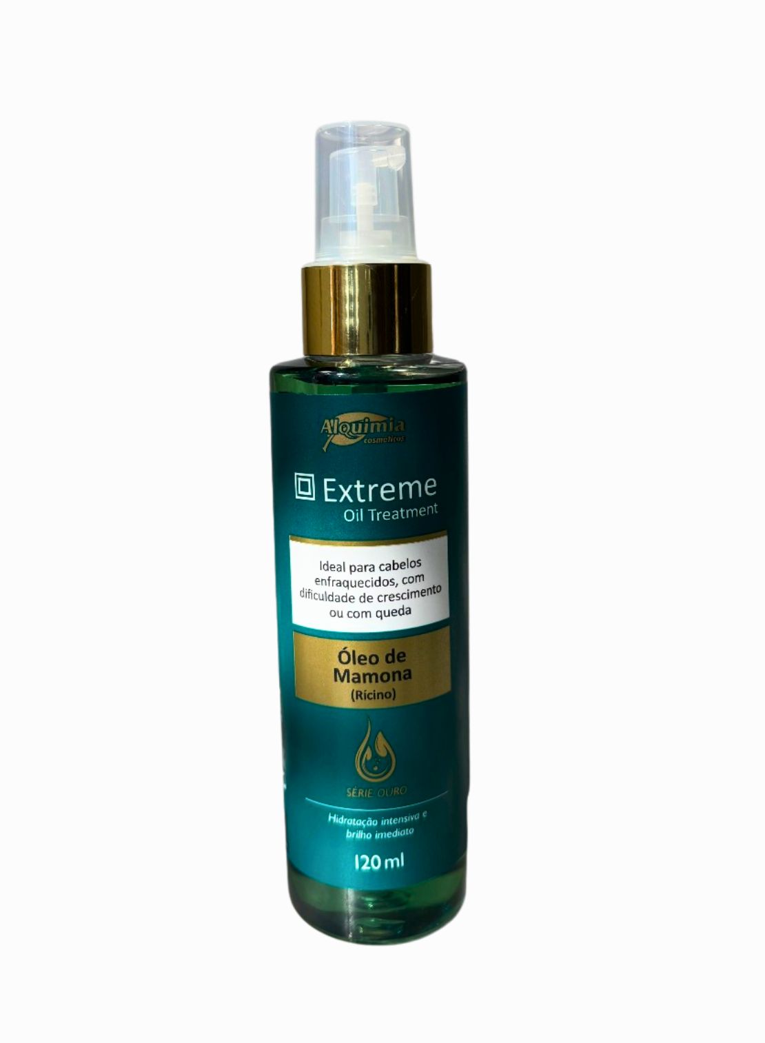 OLEO CAPILAR CABELO MACIO DE MAMONA120ML ALQUIMIA