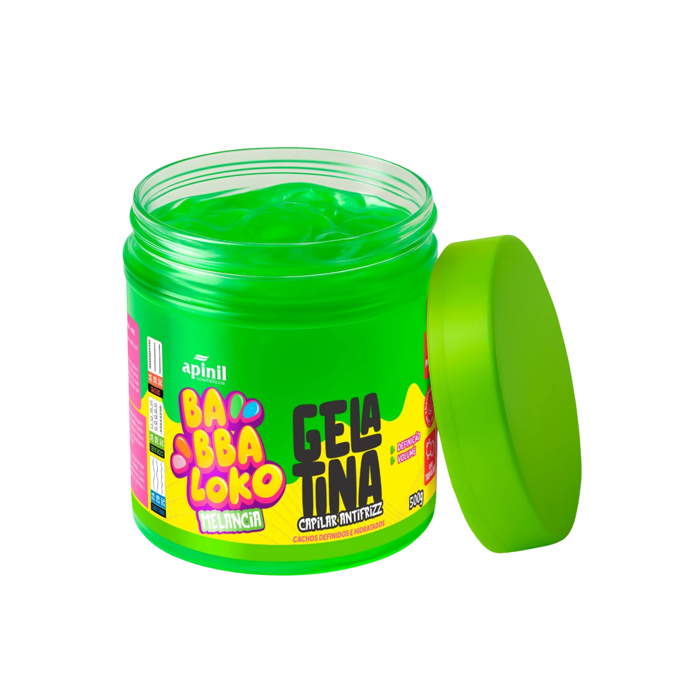 GELATINA CAPILAR BABBALOKO MELANCIA - 500G APINIL
