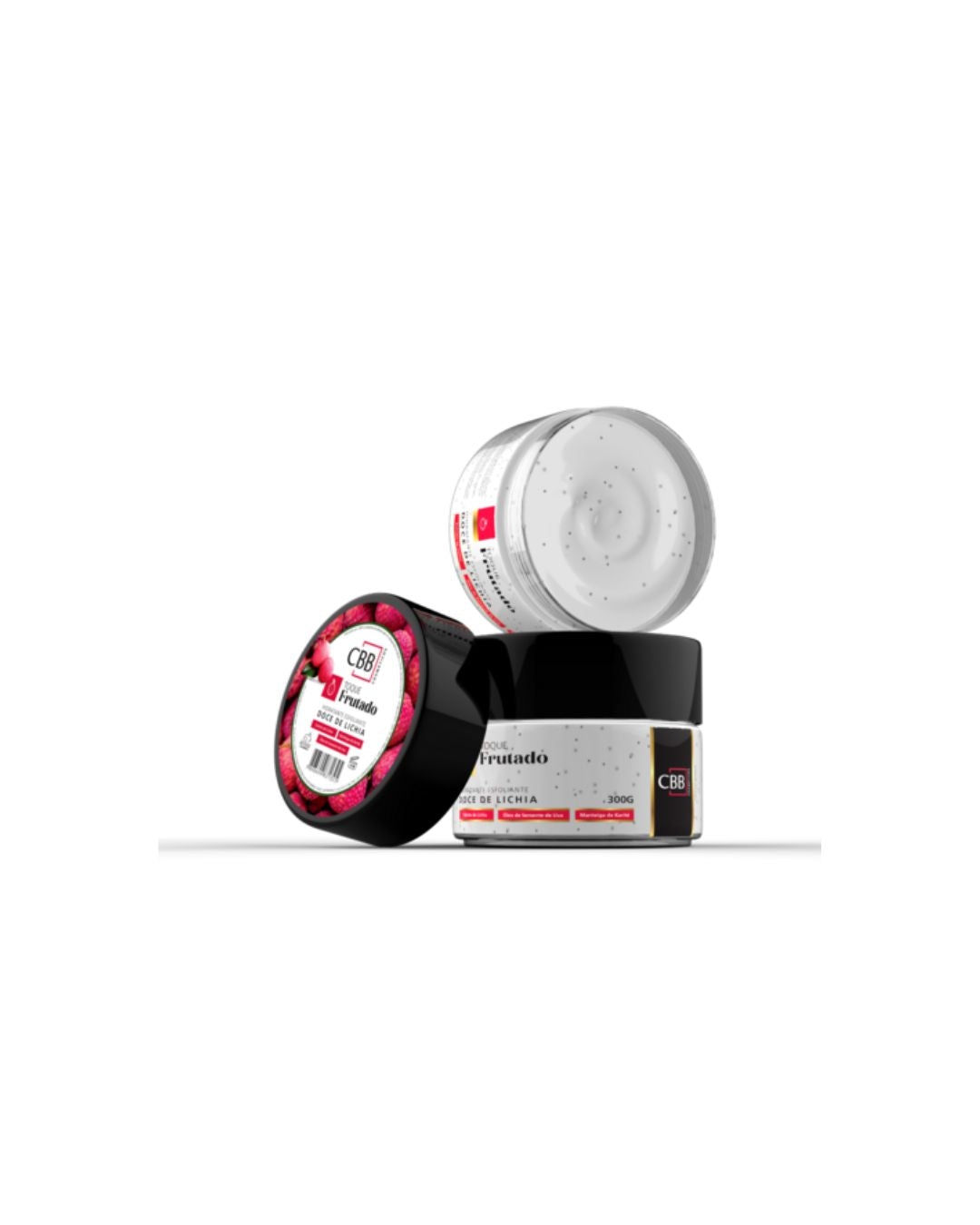 HIDRATANTE ESFOLIANTE DOCE DE LICHIA 300G CBB COSMÉTICOS