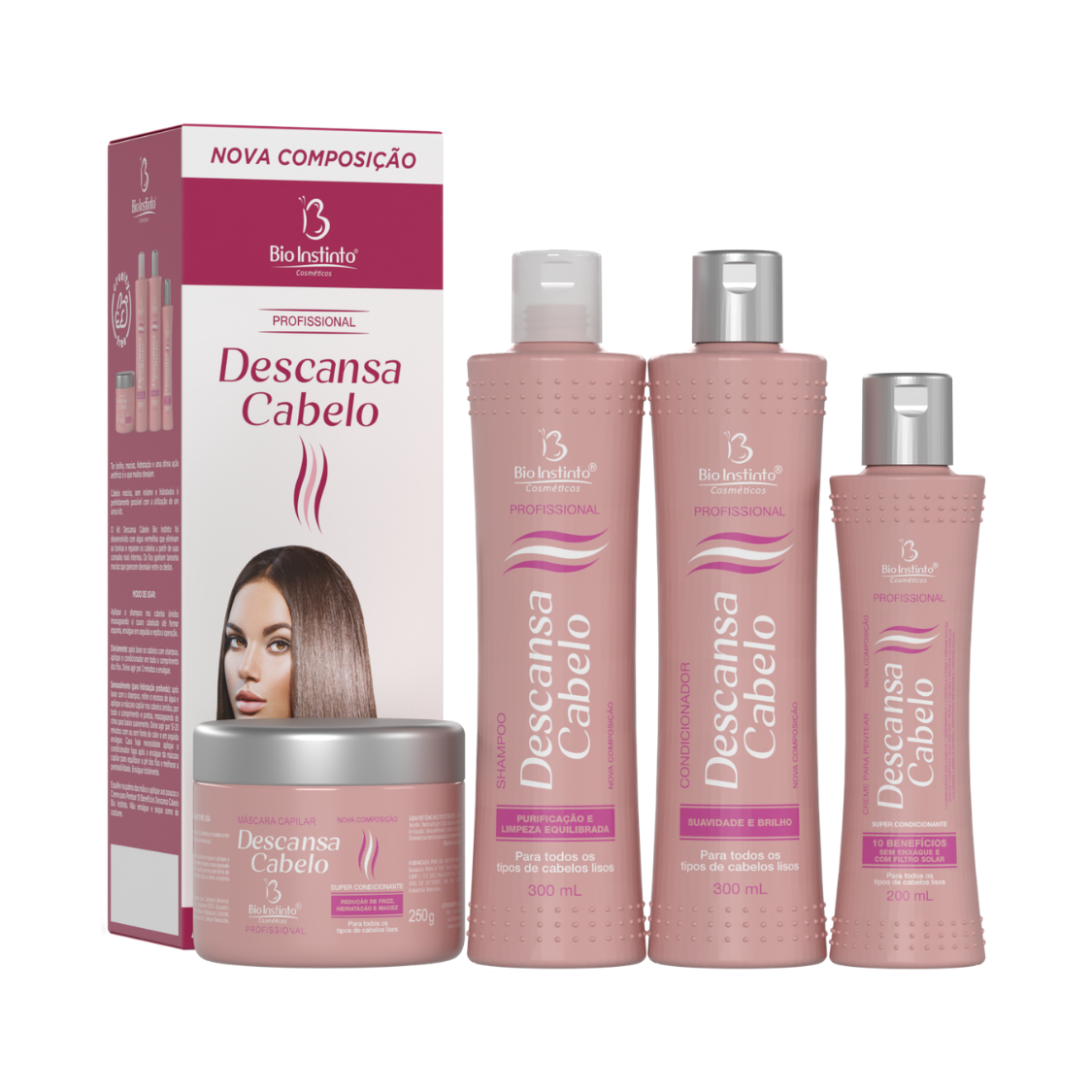 KIT CAPILAR DESCANSA CABELO BIO INSTINTO
