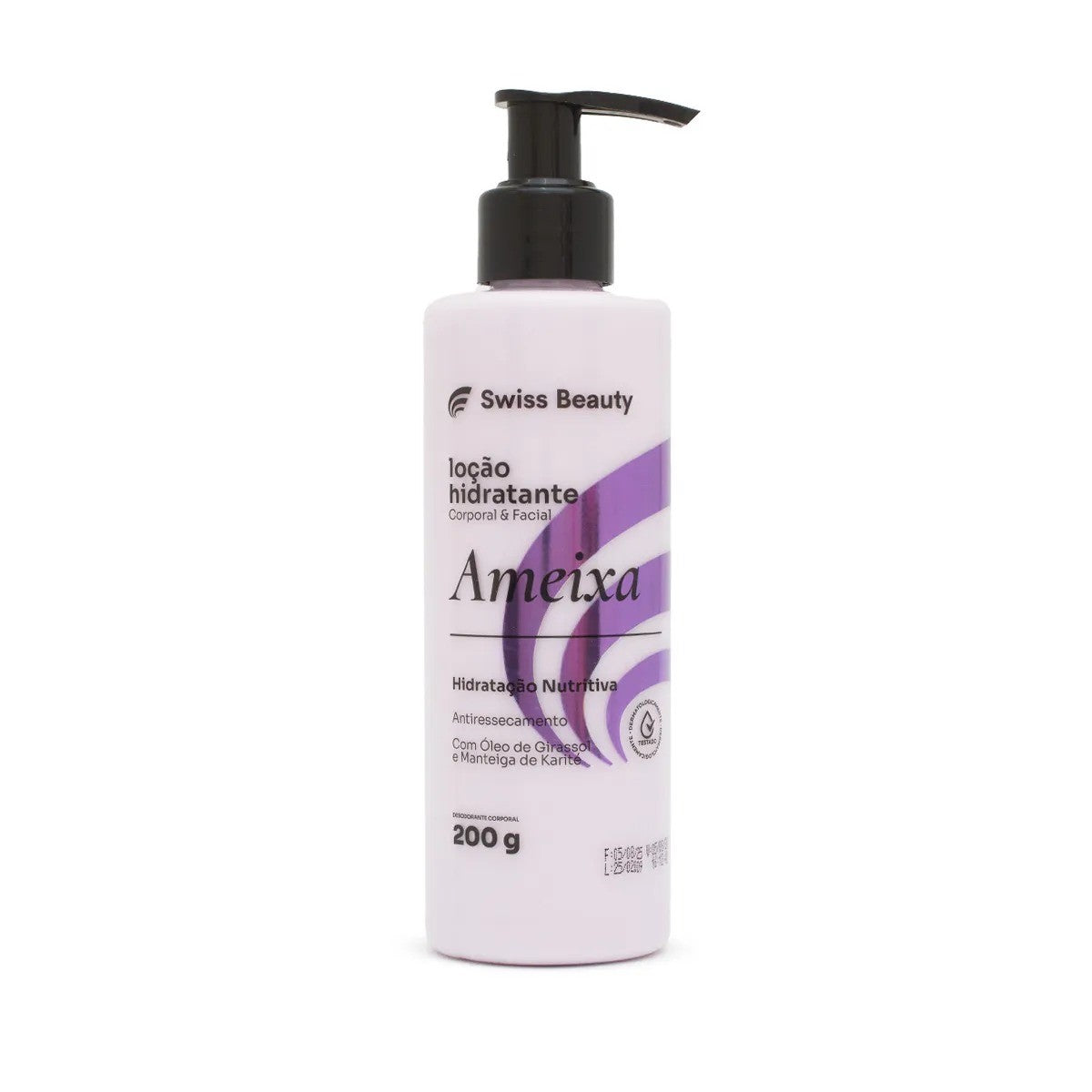 LOCAO HIDRATANTE AMEIXA 200G SWISS BEAUTY