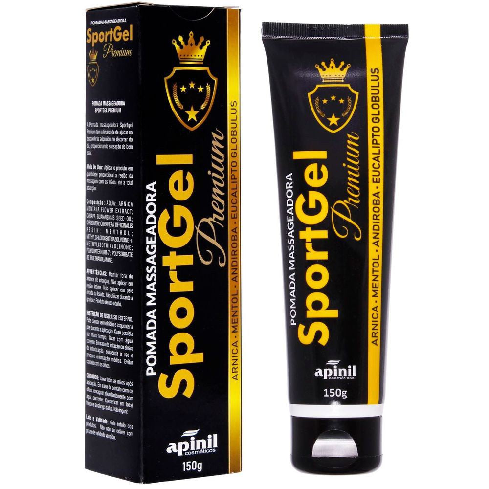 POMADA MASSAGEADORA SPORTGEL PREMIUM 150G APINIL