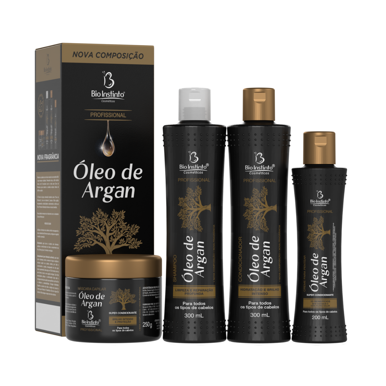 KIT CAPILAR OLEO DE ARGAN PROF. BIO INSTINTO