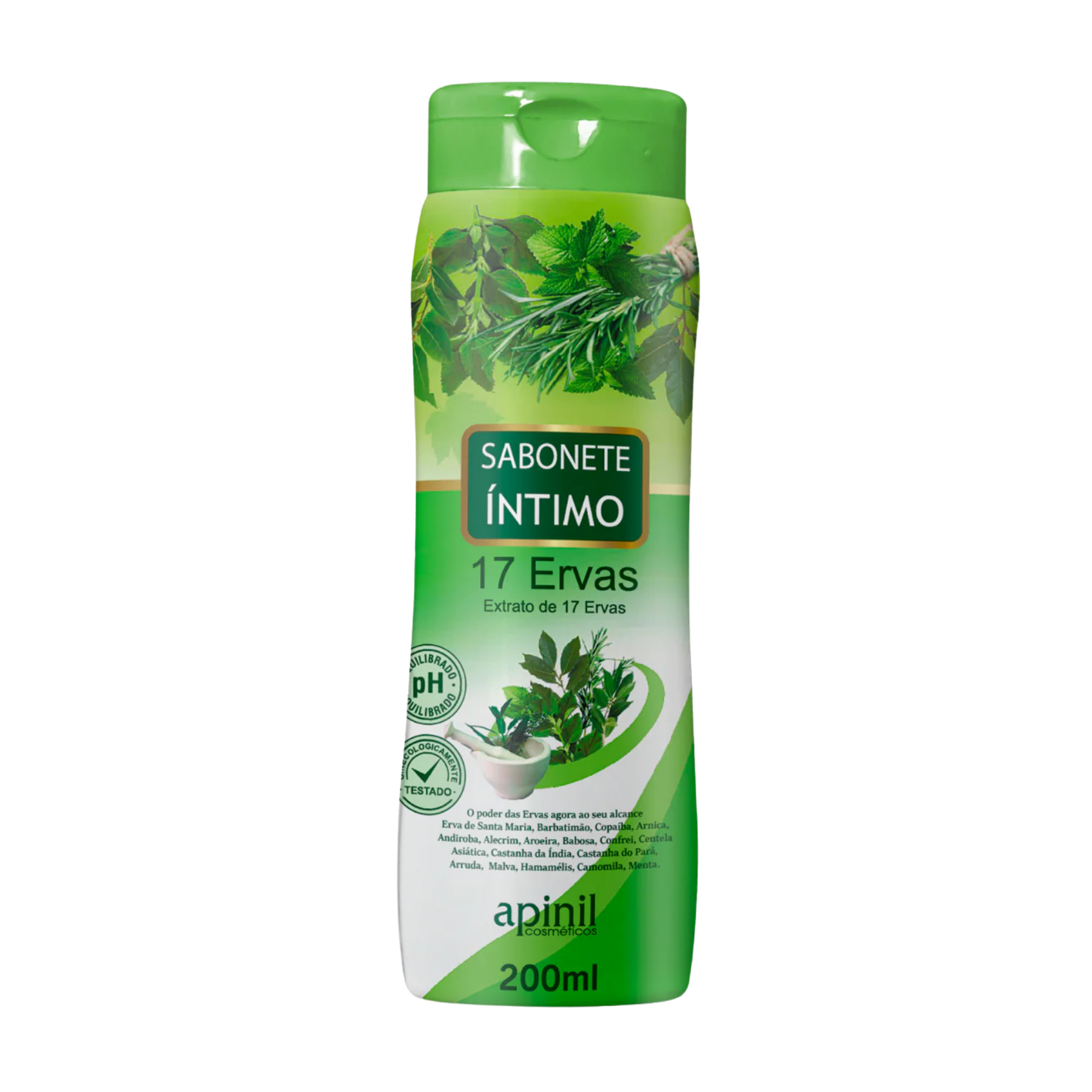 SABONETE INTIMO 17 ERVAS 200 ML APINIL