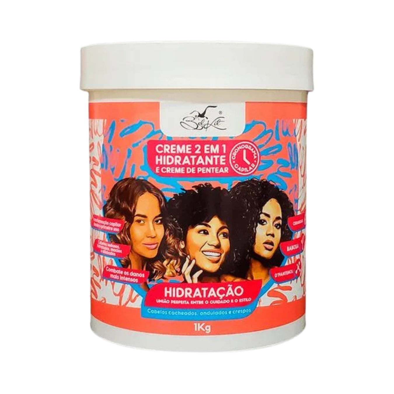 CREME DE PENTEAR HIDRATACAO 1KG BELKIT