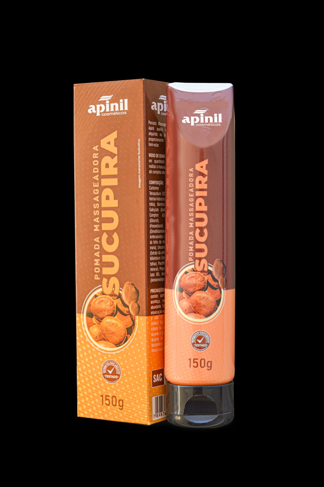 POMADA MASSAGEADORA SUCUPIRA 150G APINIL