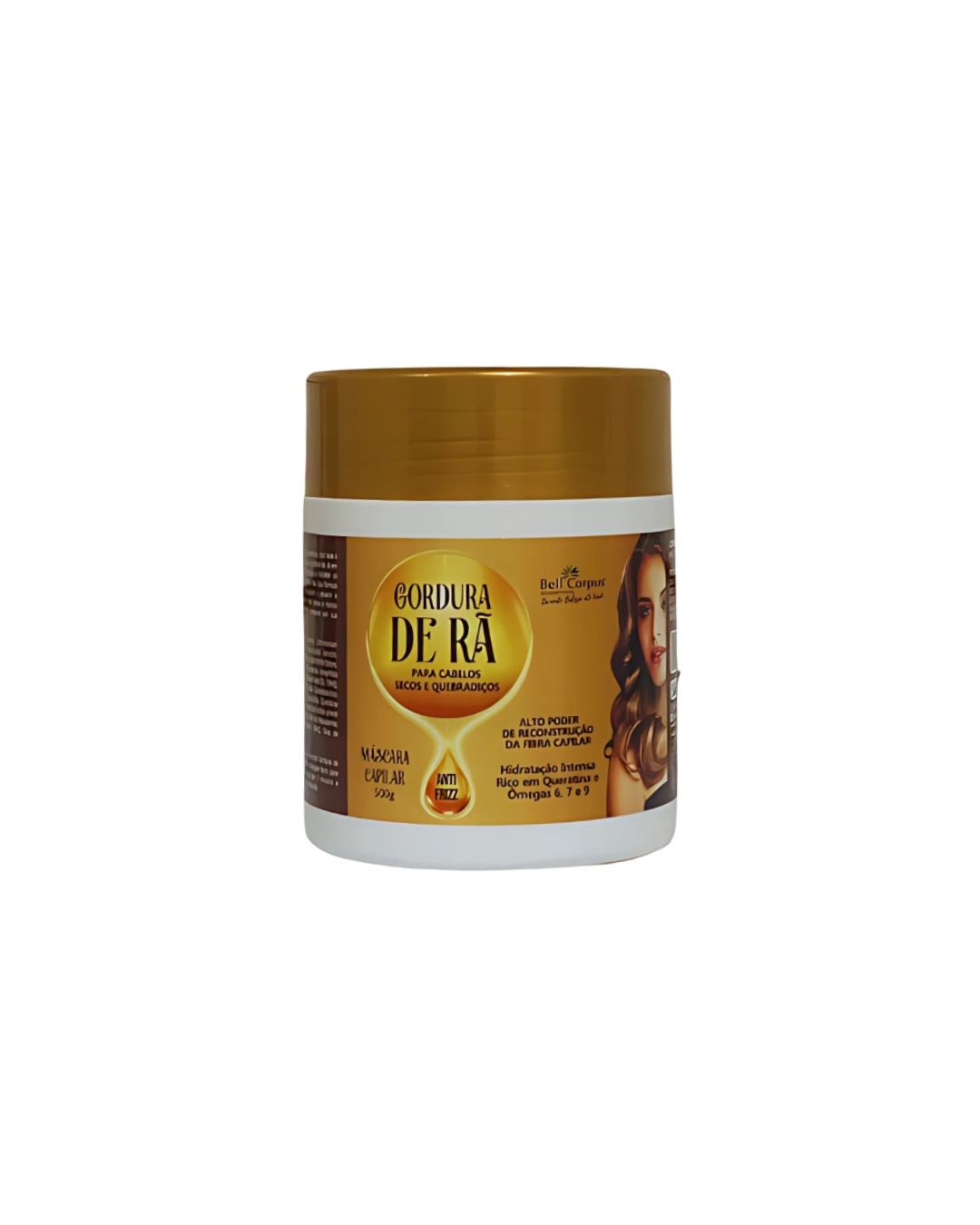 MASCARA CAPILAR GORDURA DE RA 500 GR BELL CORPUS