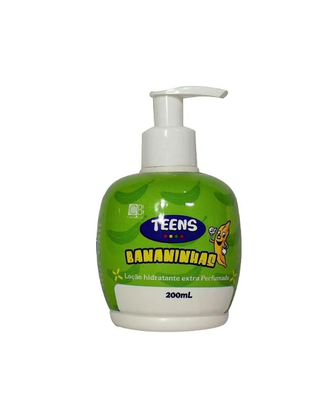 LOCAO HIDRATANTE TEENS BANANINHAS 200ML CBB COSMETICOS