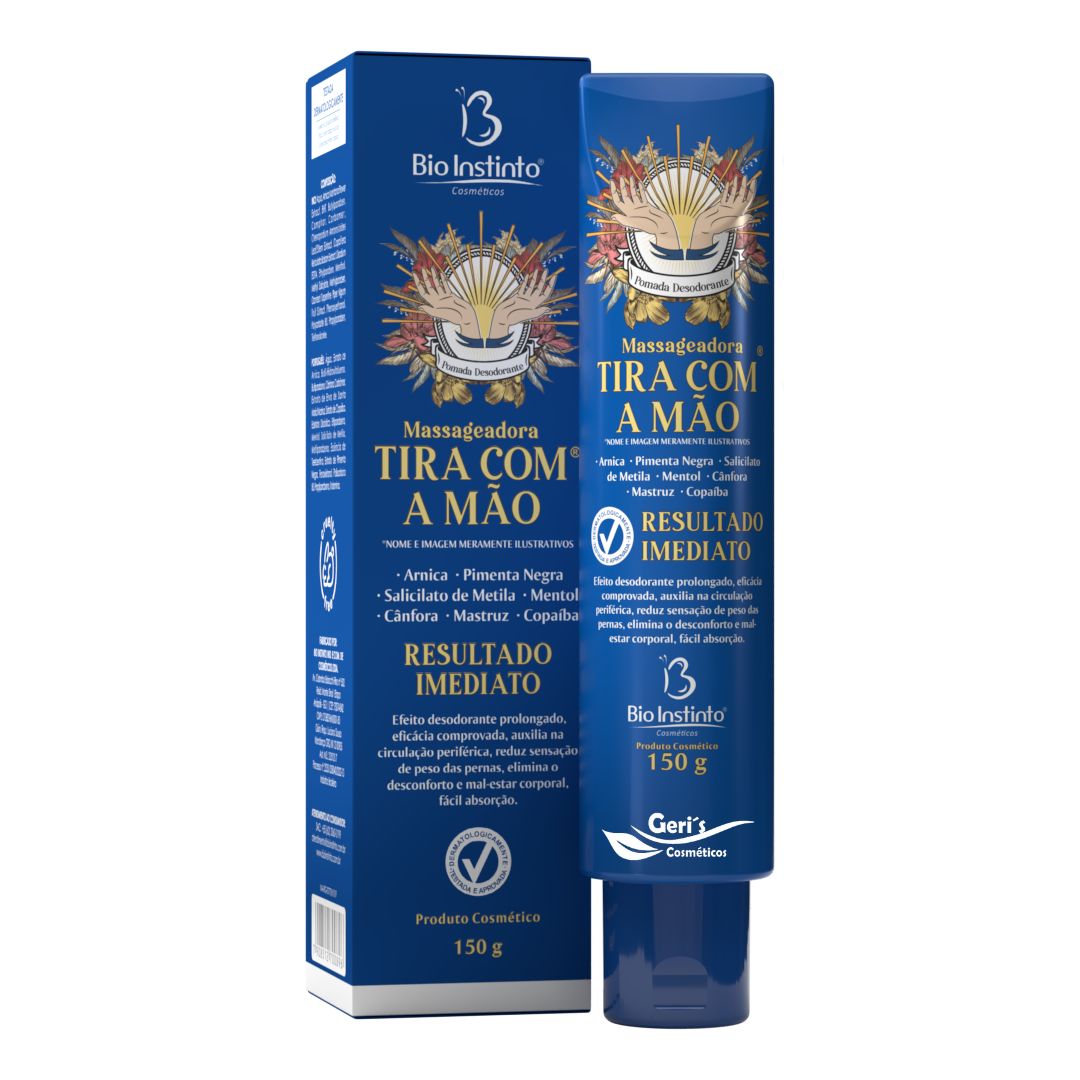 POMADA DES. MAS. TIRA COM A MAO 150G BIO INSTINTO FRAS