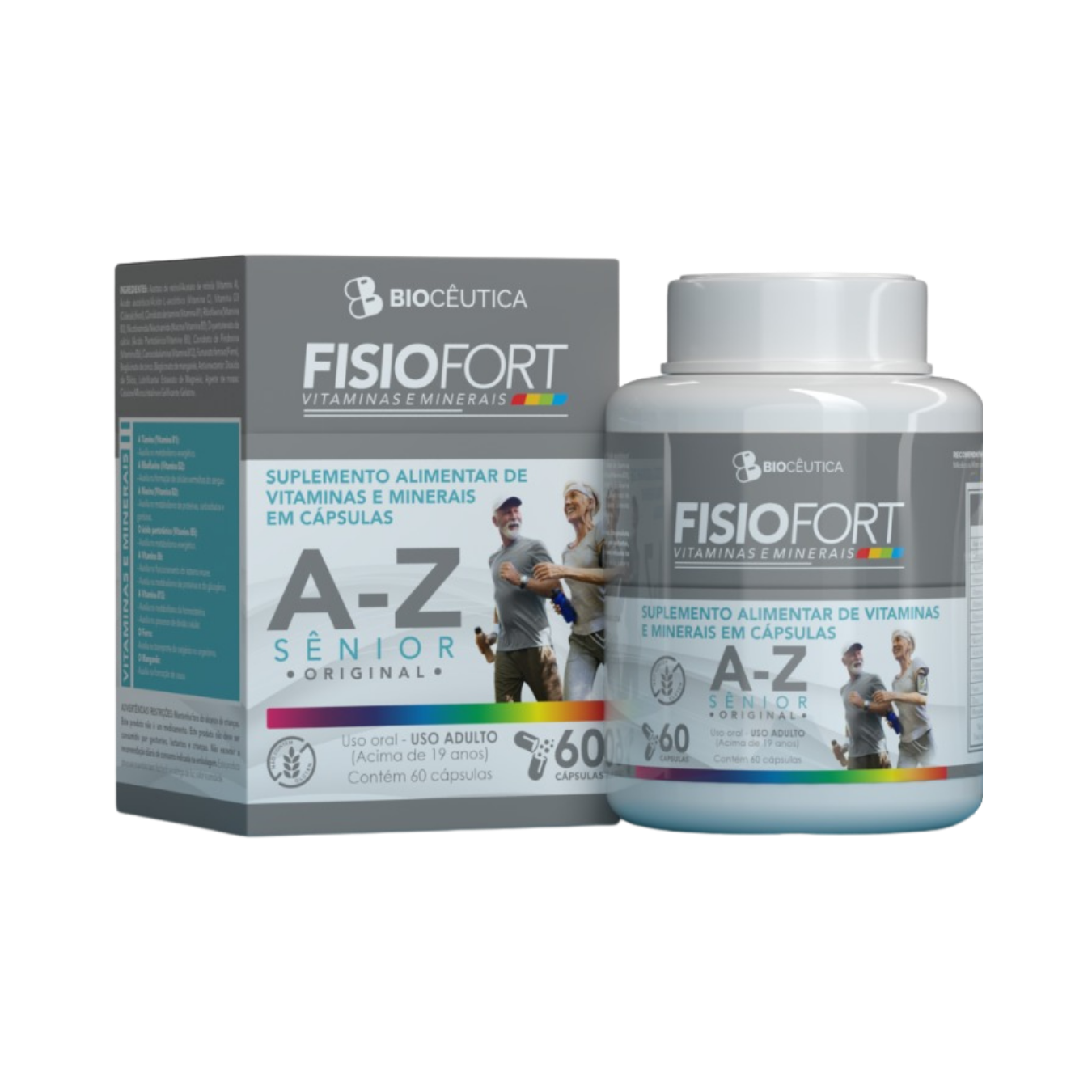 FISIOFORT A-Z SENIOR SUPLEMENTO ALIMENTAR (60 CAPSULAS) BIOCEUTICA