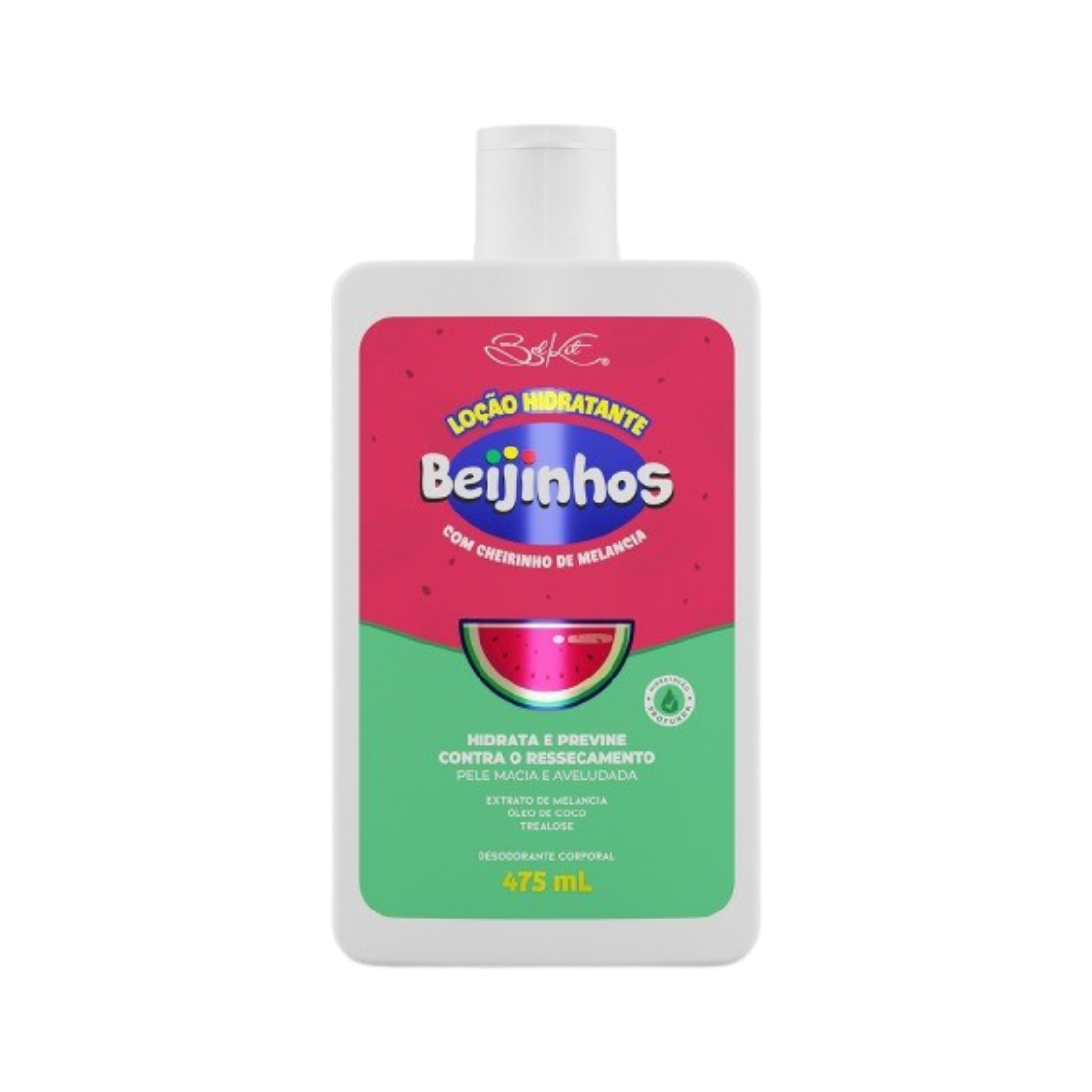 LOCAO HIDRATANTE DESODORANTE BEIJINHOS MELANCIA 475ML BELKIT