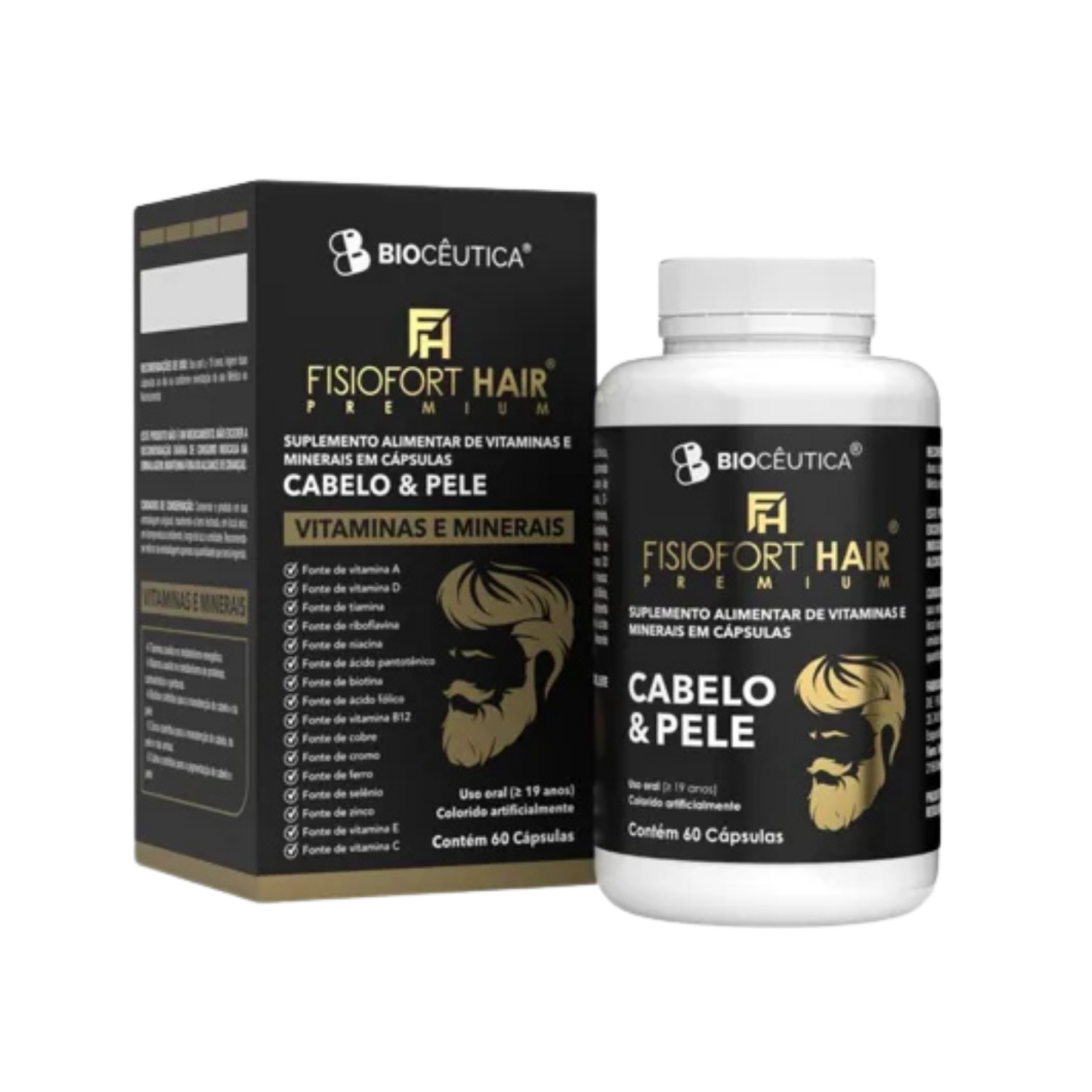 FISIOFORT HAIR PREMIUM (60 CAPSULAS) BIOCEUTICA