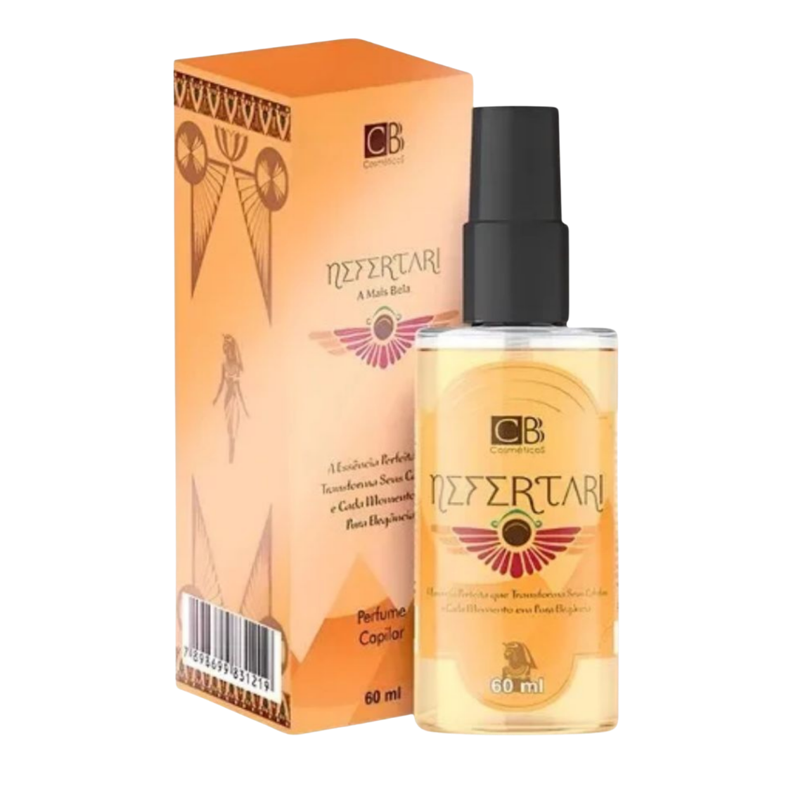 PERFUME CAPILAR NEFERTARI 60ML CBB COSMÉTICOS