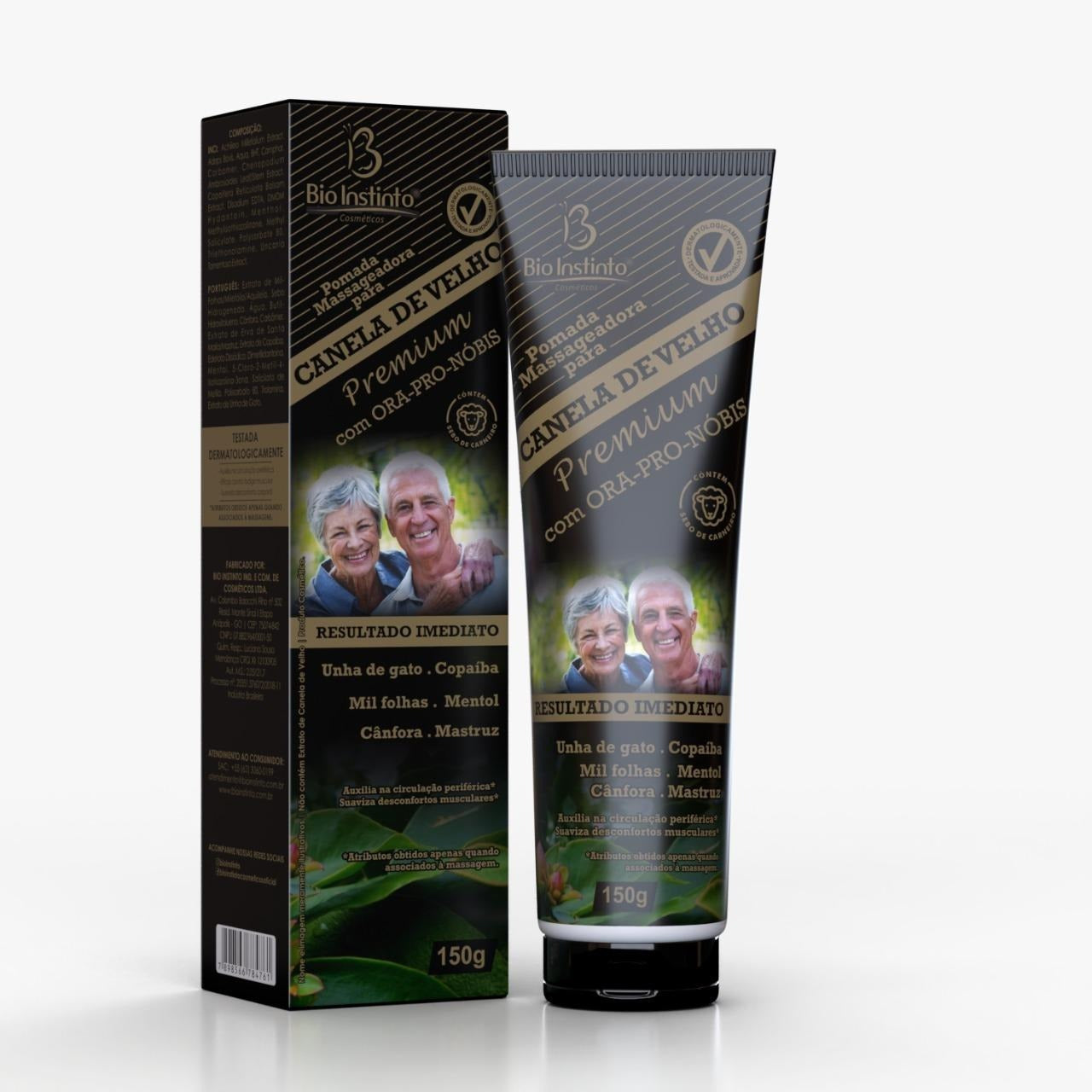 POMADA DES. MAS. CANELA DE VELHO PREMIUM 150G BIO INSTINTO BIS