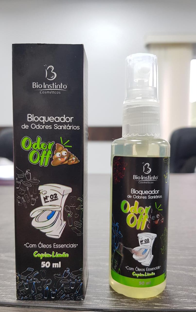 ODOR OFF BLOQUEADOR DE ODORES SANITARIOS CAPIM LIMAO BIO INSTINTO 50ML
