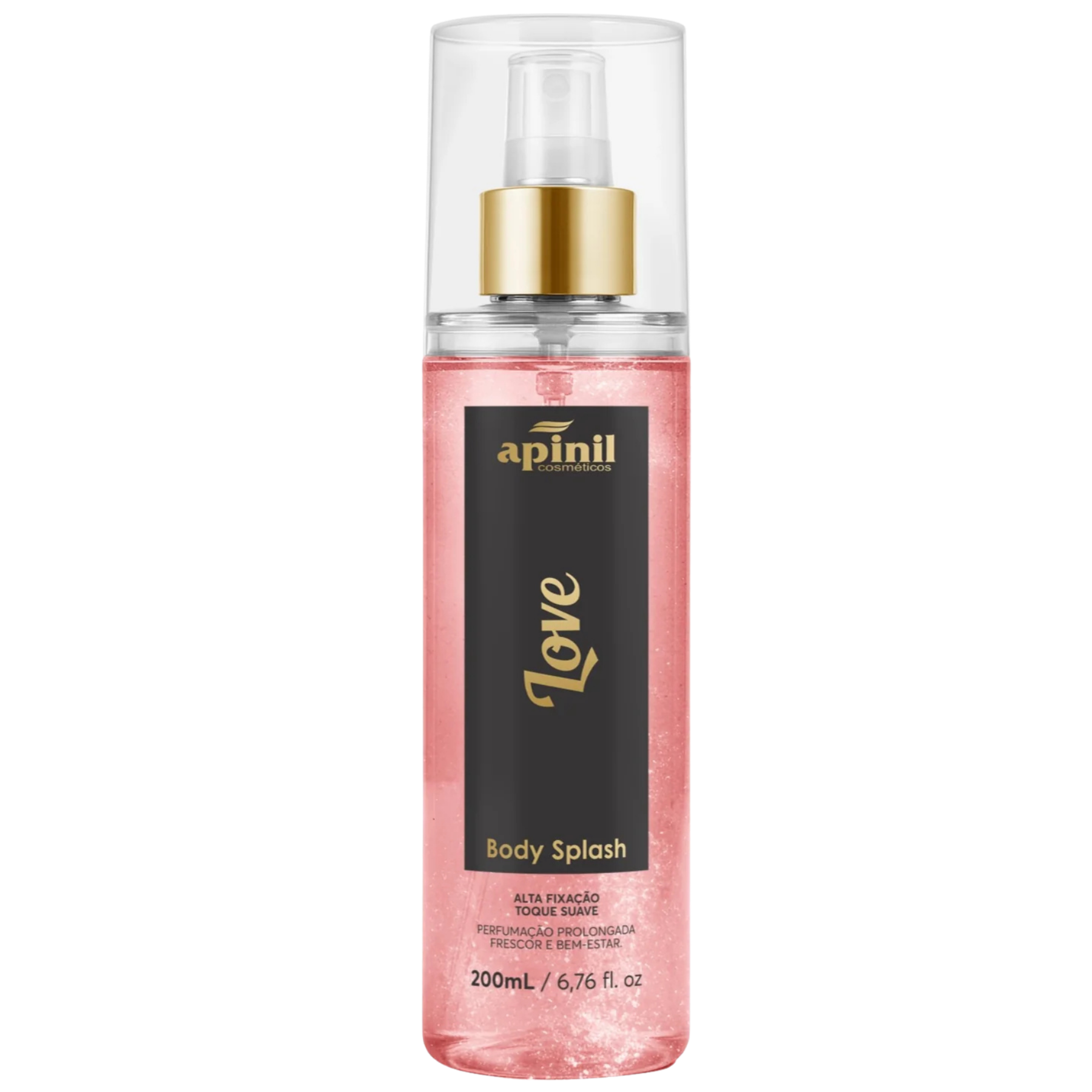 BODY SPLASH LOVE 200ML COM BRILHO APINIL