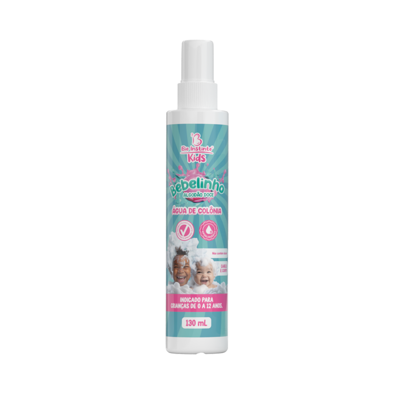 SPRAY SUAVIZANTE FACIAL BEBELINHO ALGODAO DOCE BIO INSTINTO KIDS 130 ML