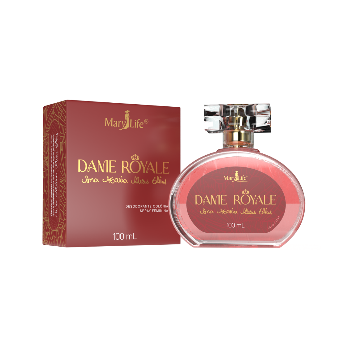 DESODORANTE COLONIA SPRAY FEMININA DAME ROYALE MARY LIFE 100 ML