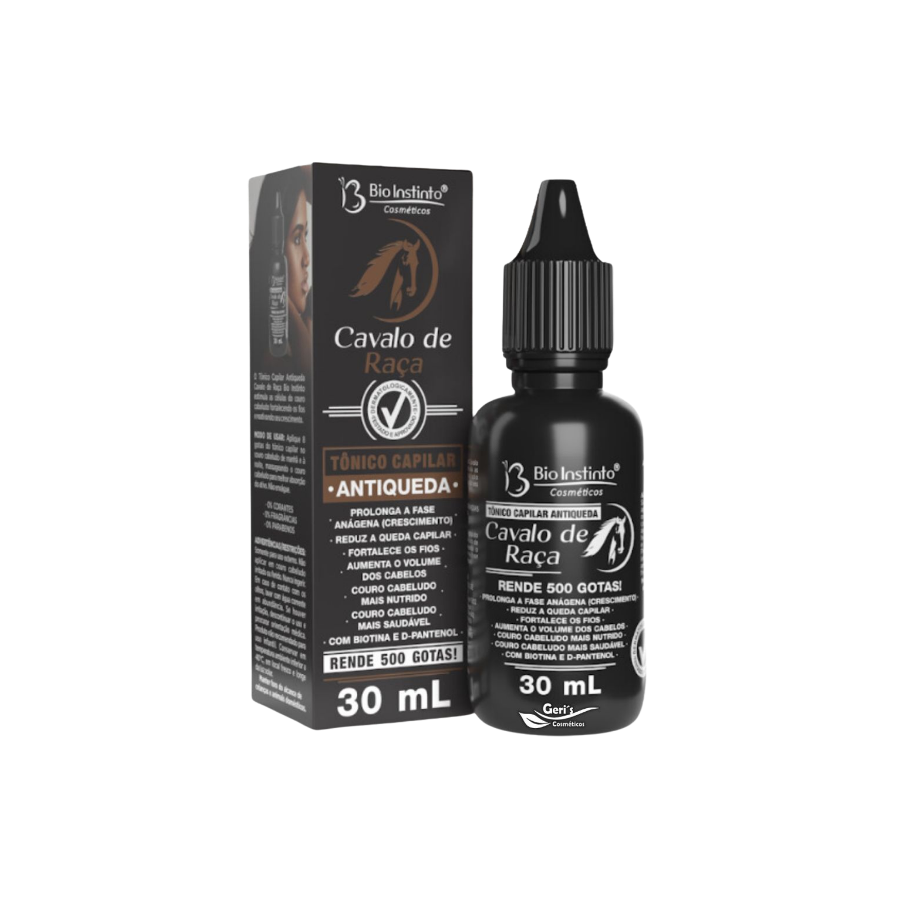 TONICO CAPILAR ANTIQUEDA CAVALO DE RACA 30ML BIO INSTINTO