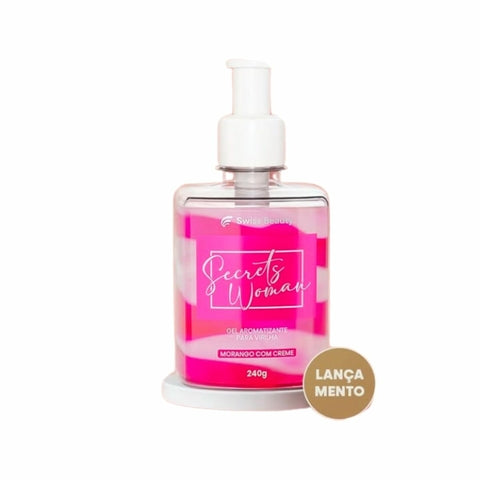 GEL AROMATIZANTE DE VIRILHA MORANGO 240G SWISS BEAUTY BELKIT