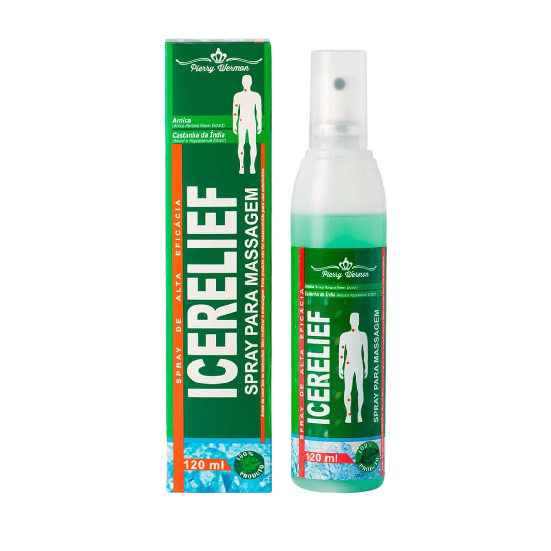 SPRAY PARA MASSAGEM ICERELIEF PIERRY WERMON