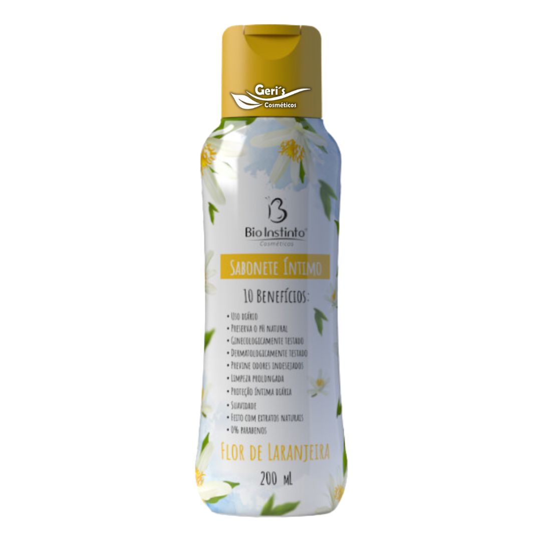 SABONETE INTIMO 10 BENEFICIOS FLOR DE LARANJEIRA 200ML BIO INSTINTO