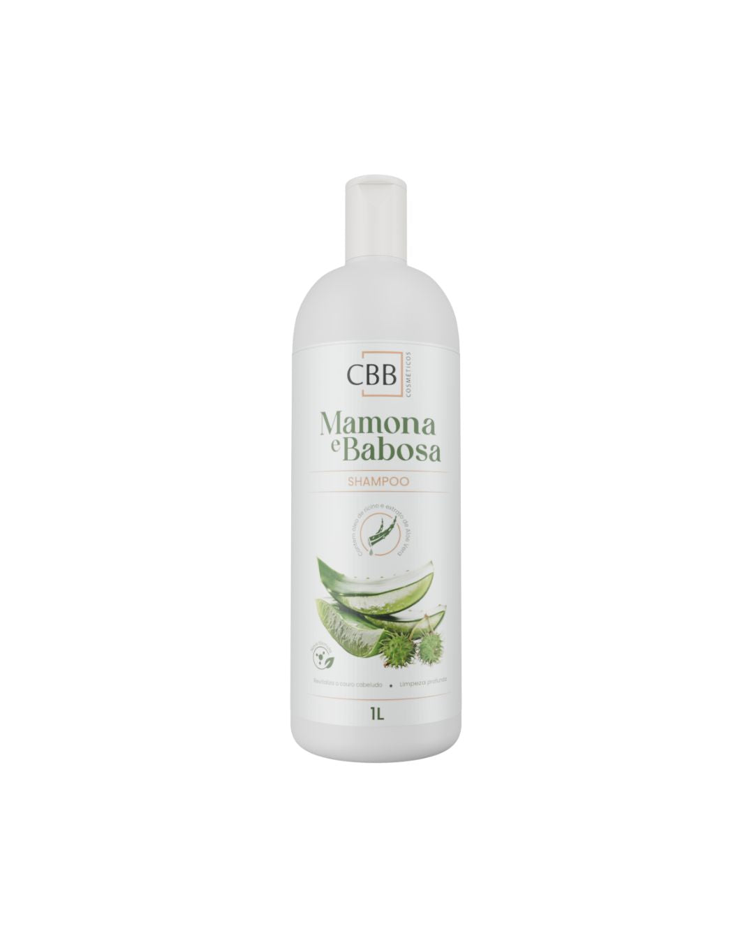 SHAMPOO BABOSA MAMONA CBB COSMETICOS 1L