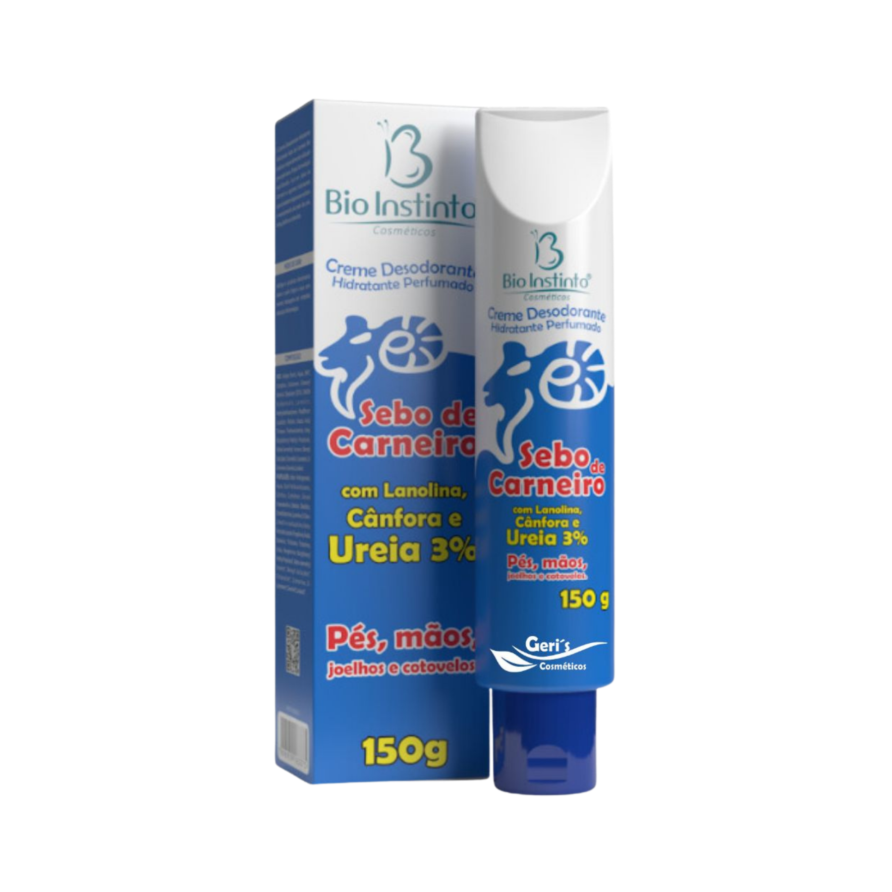 CREME DES. HIDR. PERF. SEBO DE CARNEIRO COM LANOLINA 150G BIO INSTINTO