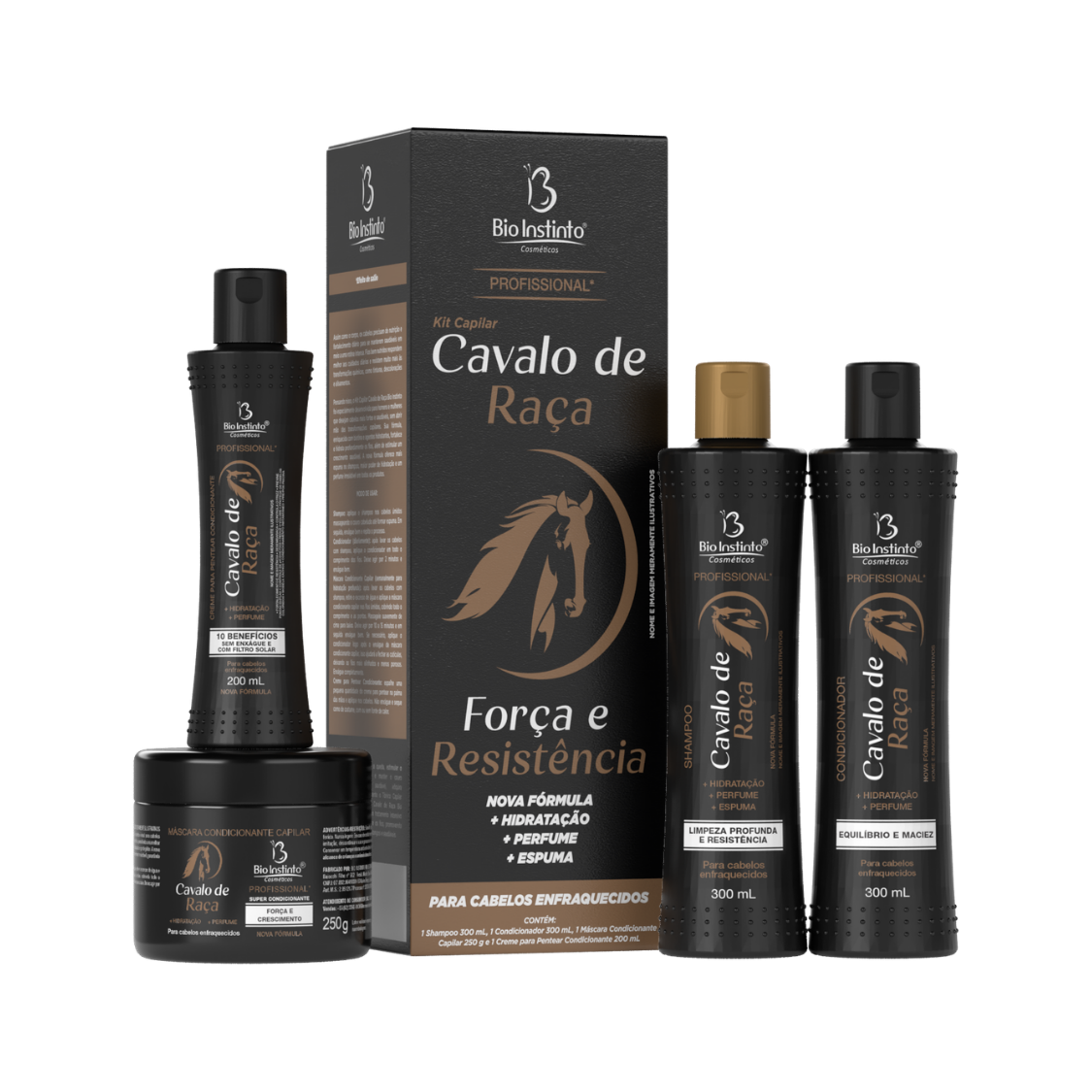 KIT CAPILAR CAVALO DE RACA BIO INSTINTO