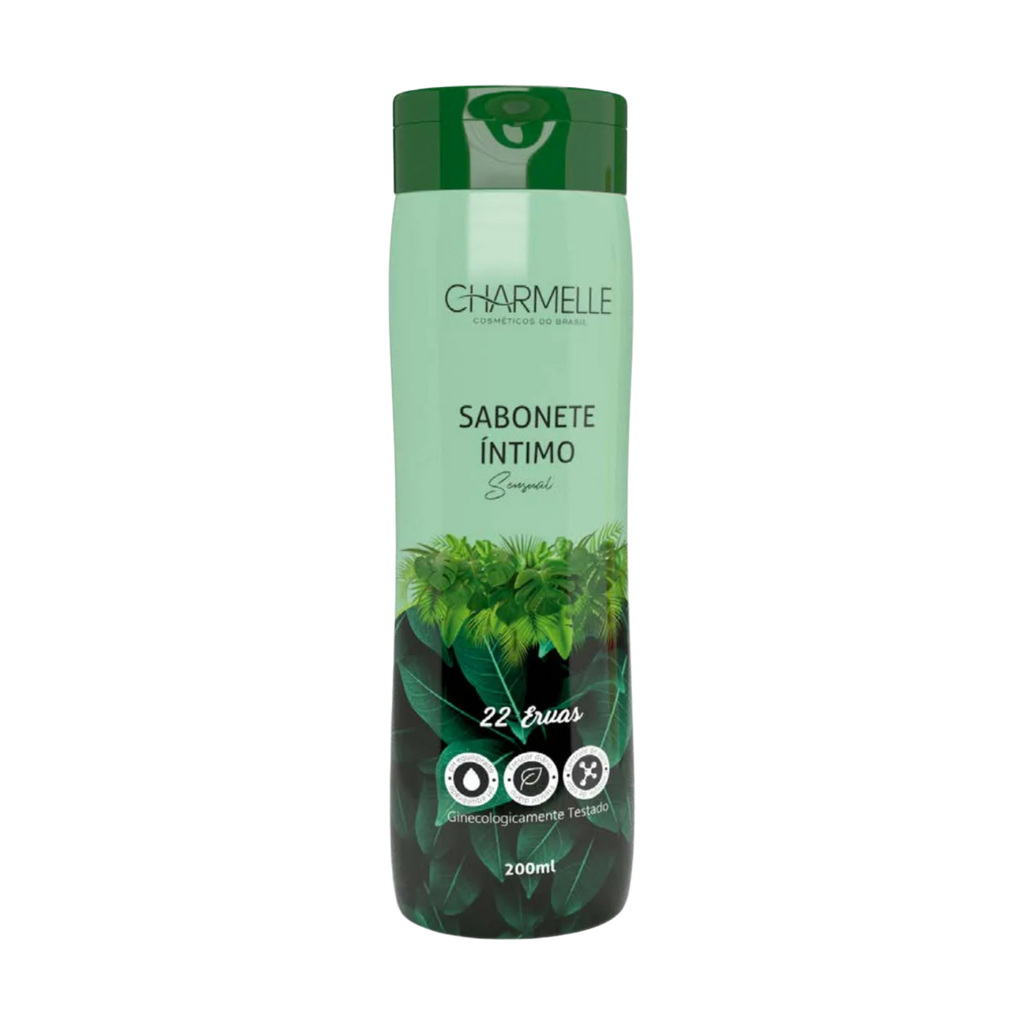 SABONETE INTIMO SENSUAL 22 ERVAS 200ML CHARMELLE COS. DO BRASIL