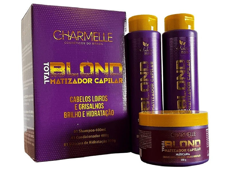 KIT TOTAL BLOND CHARMELLE COSM. DO BRASIL
