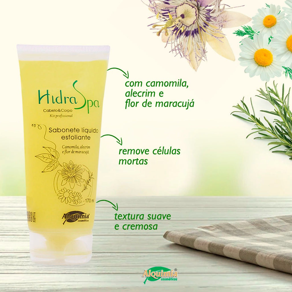 SABONETE LIQUIDO ESFOLIANTE 170ML ALQUIMIA