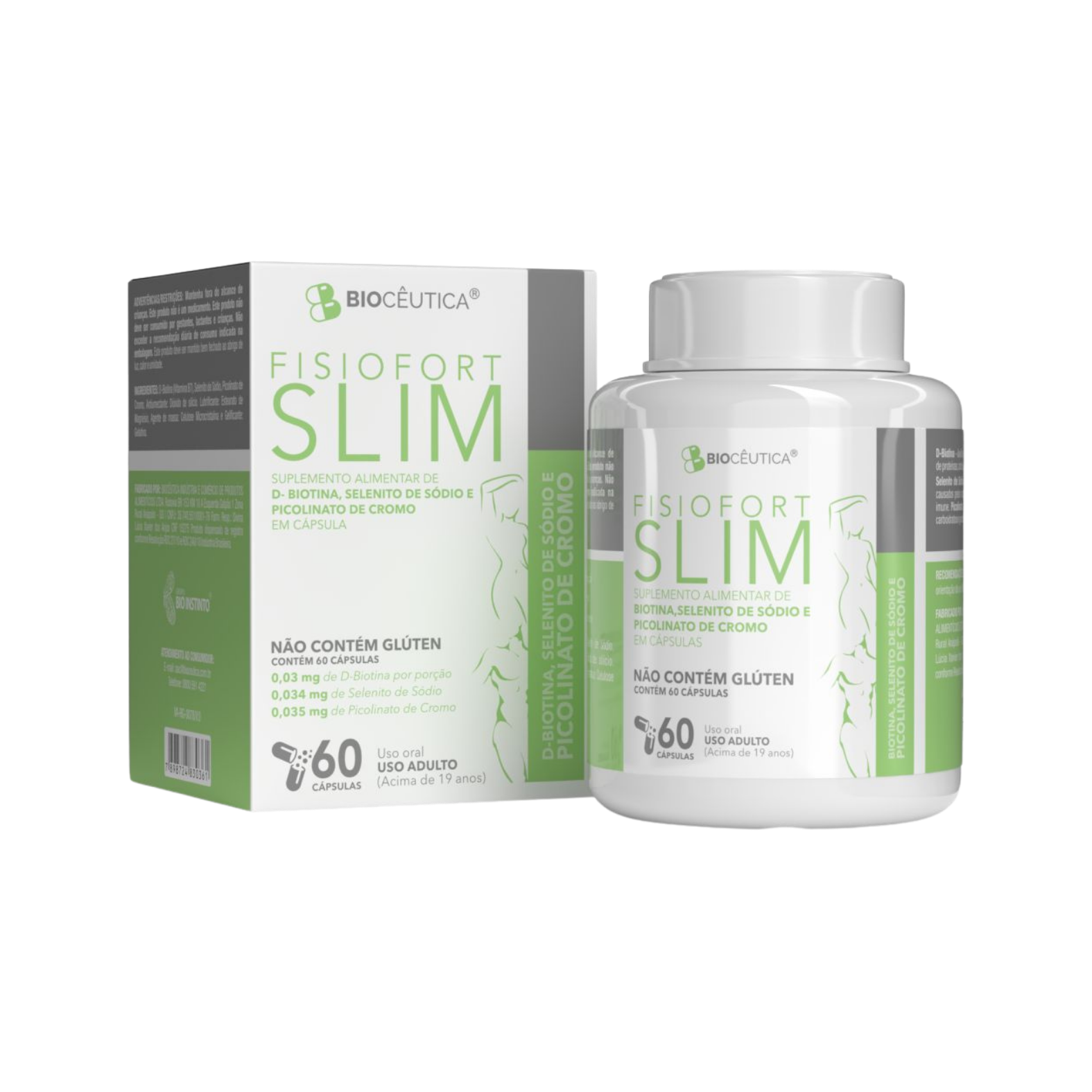 FISIOFORT SLIM EM CAPSULAS (60 CAPSULAS) BIOCEUTICA
