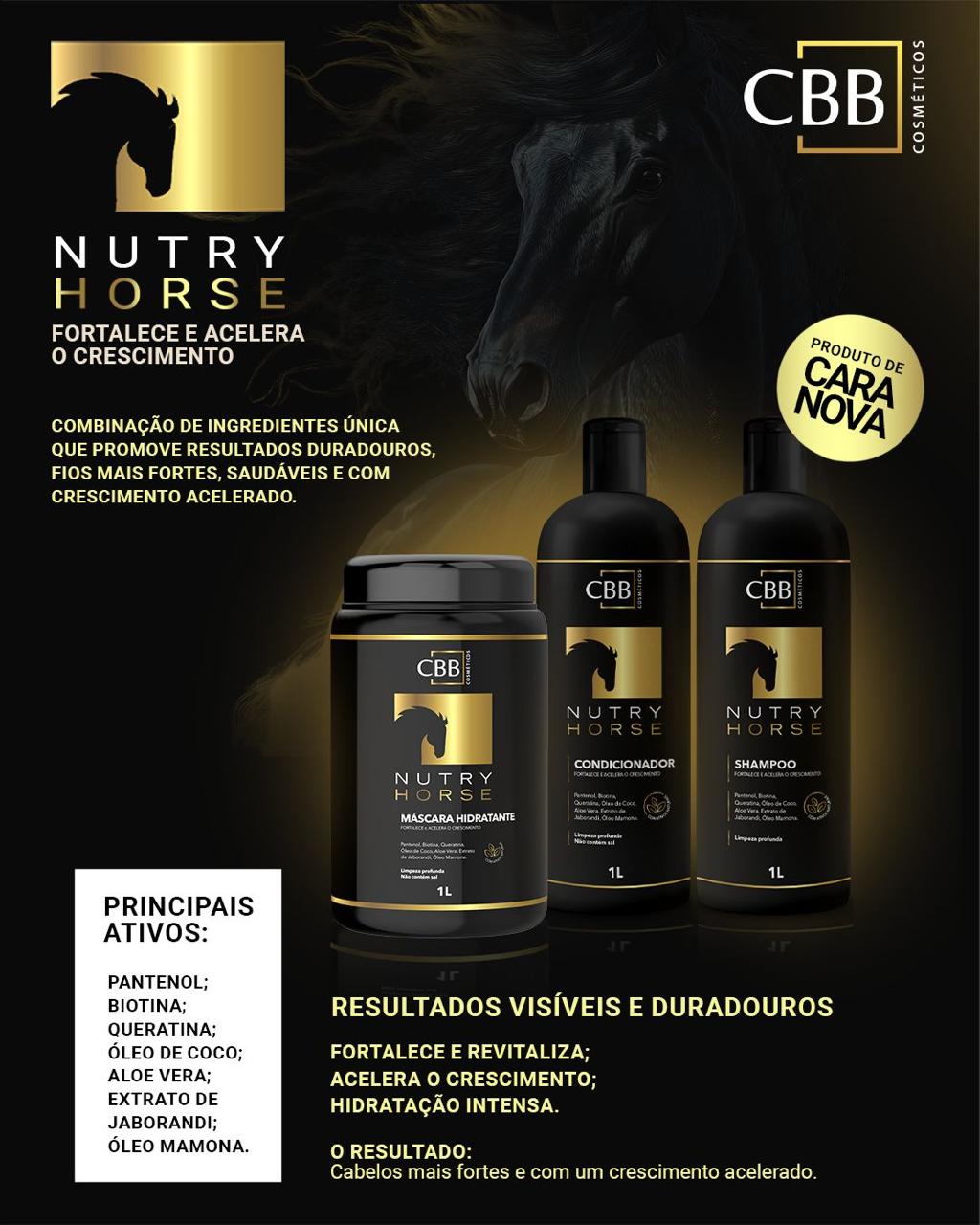 KIT 03 ITENS POS PROGRESSIVA 1L CBB COSMETICOS