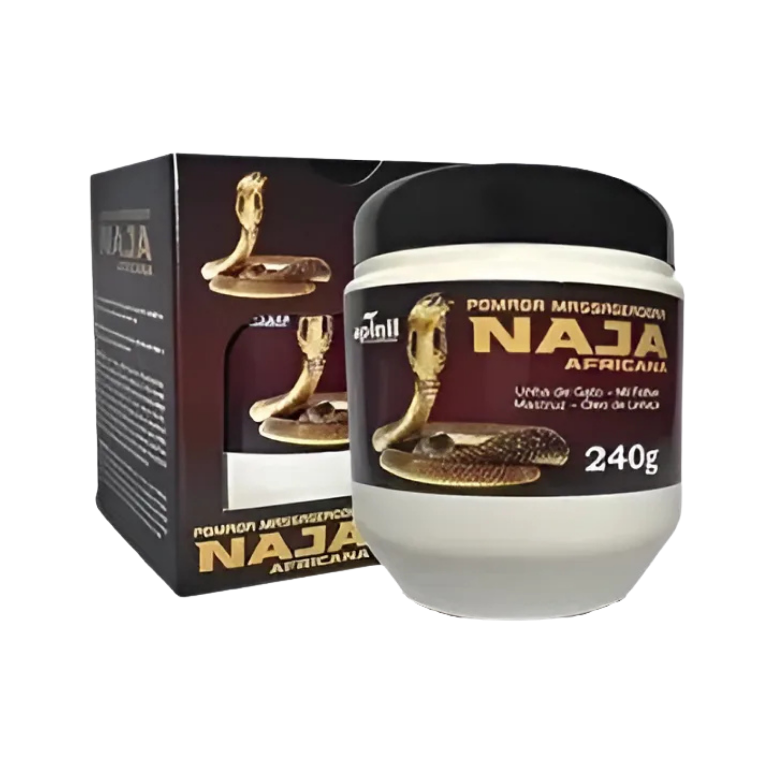 POMADA MASSAGEADORA NAJA AFRICANA 240G APINIL