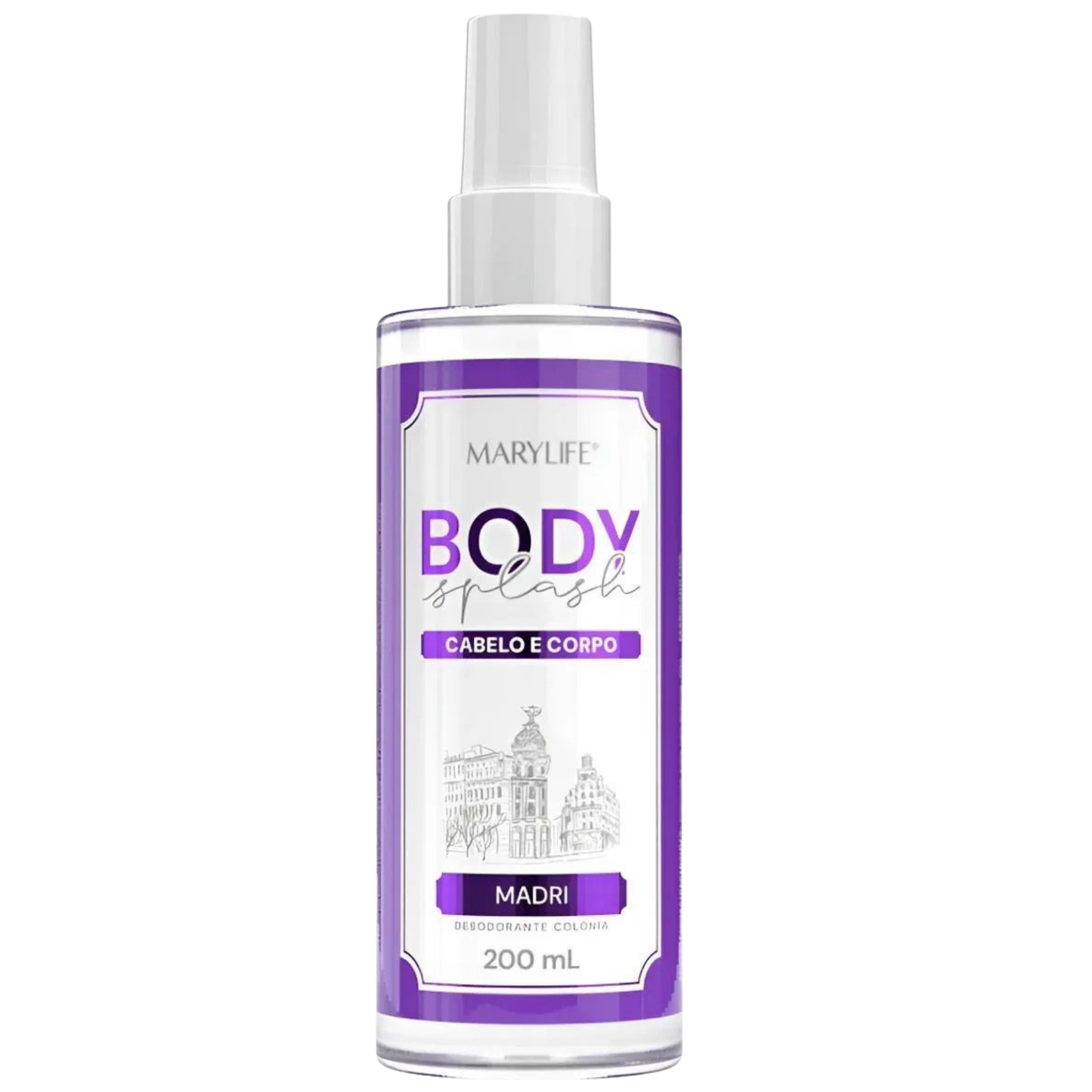 DESODORANTE COLONIA BODY SPLASH MADRI MARY LIFE 200 ML